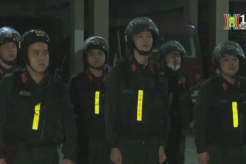 Lực lượng CSCĐ giữ bình yên xuyên đêm cho Thủ đô