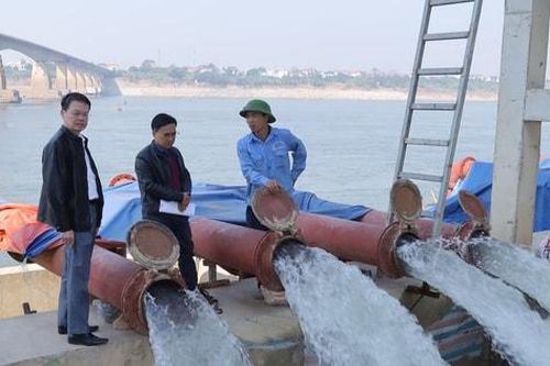 Tiến độ lấy nước gieo cấy vụ xuân nhanh hơn