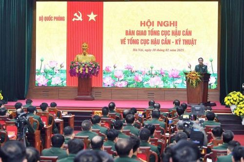 Hội nghị bàn giao Tổng cục Hậu cần về Tổng cục Hậu cần-Kỹ thuật