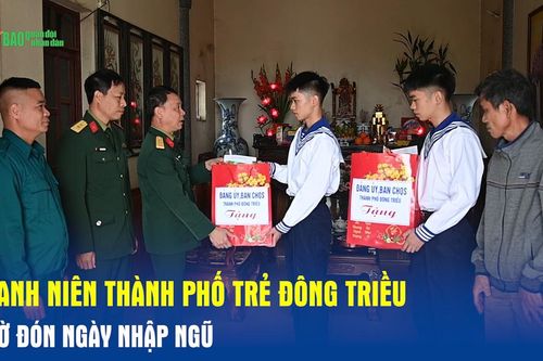 Thanh niên thành phố Đông Triều chờ đón ngày nhập ngũ