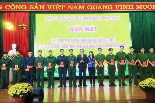 Quận Thanh Khê gặp mặt 226 Quân nhân xuất ngũ năm 2025