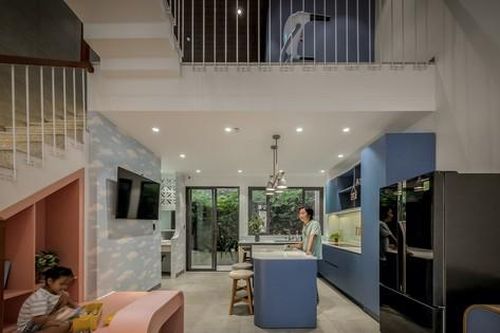 Ấn tượng với cách thiết kế nhà mặt phố có không gian kết nối
