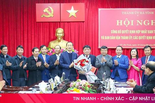 Hợp nhất Ban Tuyên giáo và Ban Dân vận Thành ủy Hà Tĩnh