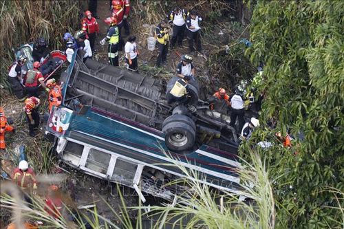 Tai nạn xe buýt nghiêm trọng ở Guatemala, ít nhất 31 người thiệt mạng