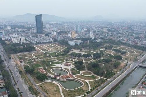 Cận cảnh công viên ở Thanh Hóa được đầu tư 156 tỷ đồng cải tạo, vừa khánh thành đã bị thanh tra