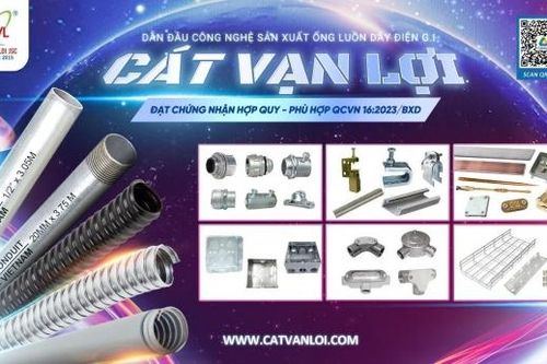 Ống luồn dây điện G.I: Chống cháy lan, không sinh khói độc
