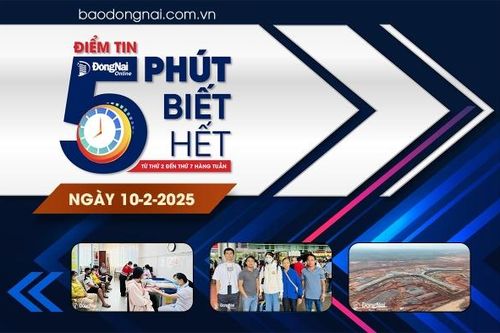 Điểm tin '5 phút biết hết' sáng 10-2: Tại Đồng Nai, người dân đi tiêm vaccine cúm tăng đột biến