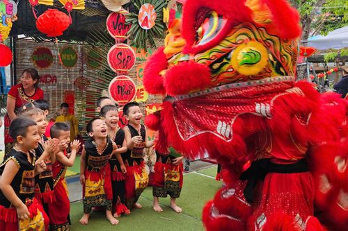 Trường Mầm non Họa Mi Nha Trang tổ chức 'Vui xuân Ất Tỵ' năm 2025