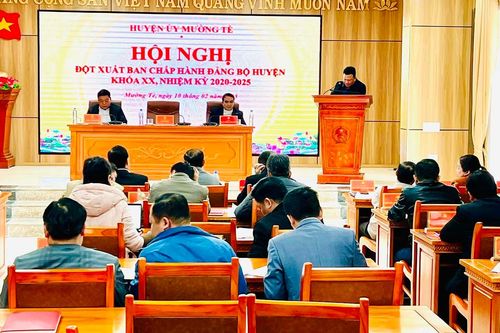 Hội nghị đột xuất Ban Chấp hành Đảng bộ huyện Mường Tè khóa XX, nhiệm kỳ 2020 – 2025