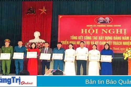 Hiệu quả mô hình 'Đảng bộ cơ sở bốn tốt' ở phường Đông Thanh