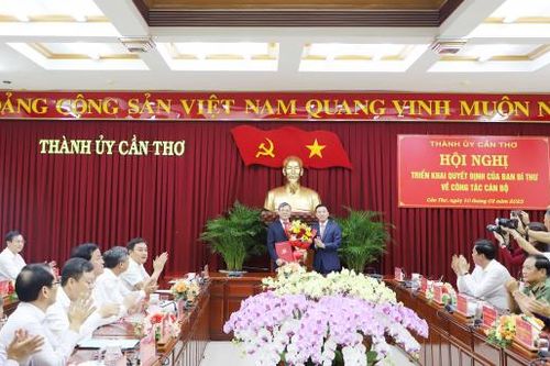 Đồng chí Trương Cảnh Tuyên giữ chức Phó Bí thư Thành ủy Cần Thơ