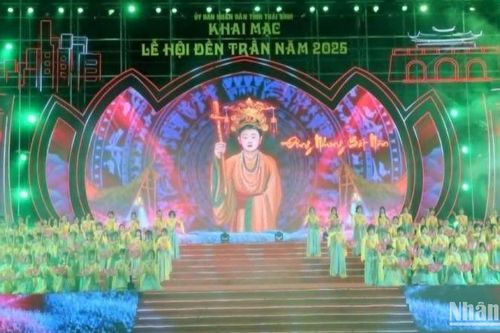 Khai hội đền Trần Thái Bình năm 2025