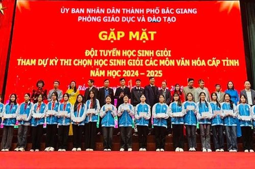 Ngành giáo dục TP Bắc Giang 6 năm liên tục dẫn đầu học sinh giỏi cấp tỉnh
