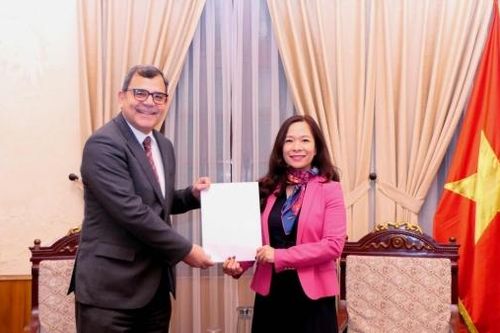Cục Lễ tân Nhà nước tiếp nhận bản sao Ủy nhiệm thư bổ nhiệm Đại sứ Hy Lạp tại Việt Nam