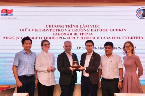 Trường Đại học Tổng hợp Dầu khí Gubkin thăm và làm việc tại Vietsovpetro