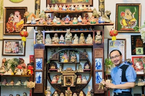 'Choáng' với bộ sưu tập tượng ông Địa có '1-0-2'