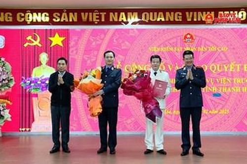 Công bố và trao quyết định bổ nhiệm Viện trưởng VKSND tỉnh Thanh Hóa