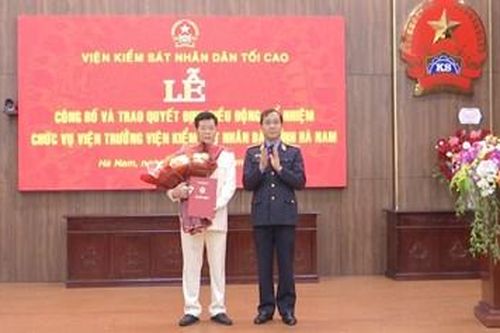 Đồng chí Lại Anh Tuấn giữ chức vụ Viện trưởng VKSND tỉnh Hà Nam