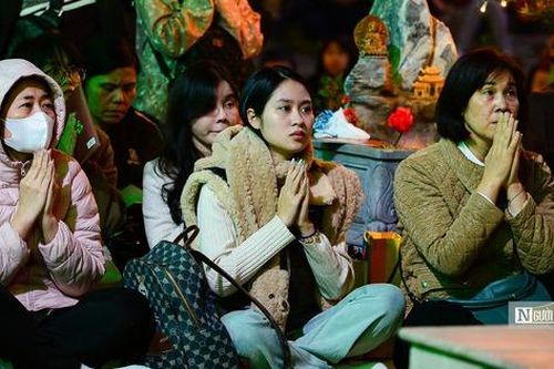 Chùa Phúc Khánh trang nghiêm, trật tự trong lễ cầu an đầu năm