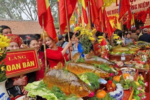 Độc đáo hội cỗ cá tại Lễ hội đền Trần năm 2025