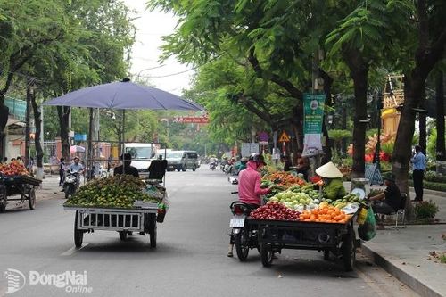 Biên Hòa kiên quyết xử lý tình trạng buôn bán hàng rong trên tuyến đường Nguyễn Văn Trị