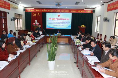 Hội nghị phản biện xã hội đối với dự thảo của HĐND tỉnh về các khoản thu và mức thu ngoài học phí của cơ sở giáo dục công lập