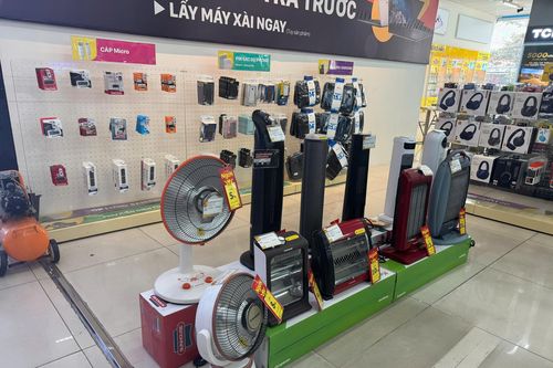 Thiết bị sưởi bán chậm dù rét đậm