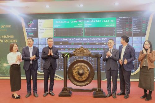 Cổ phiếu CST của Công ty cổ phần Than Cao Sơn chính thức niêm yết trên HNX