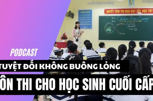 Tuyệt đối không buông lỏng ôn thi cho học sinh cuối cấp