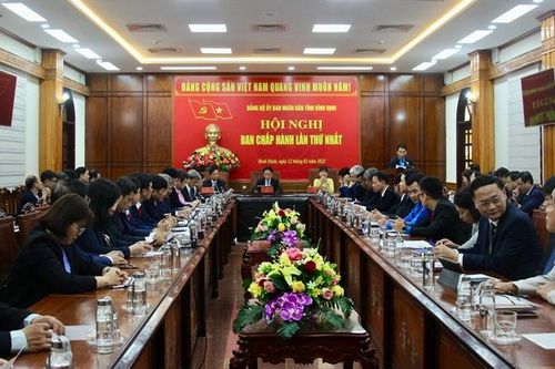 Quyết nghị nhiều nội dung quan trọng tại Hội nghị Ban Chấp hành Đảng bộ Ủy ban nhân dân tỉnh Bình Định lần thứ nhất
