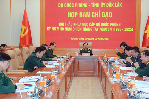 Họp Ban chỉ đạo Hội thảo khoa học kỷ niệm 50 năm Chiến thắng Tây Nguyên