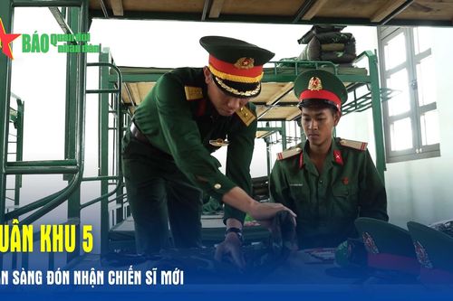 Quân khu 5 sẵn sàng đón nhận chiến sĩ mới
