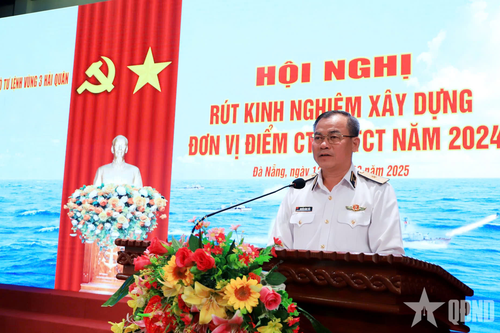 Vùng 3 Hải quân: Rút kinh nghiệm xây dựng đơn vị điểm toàn diện công tác Đảng, công tác chính trị