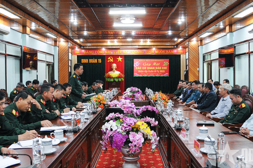 Binh đoàn 15 gặp mặt các cơ quan báo chí đầu Xuân Ất Tỵ 2025