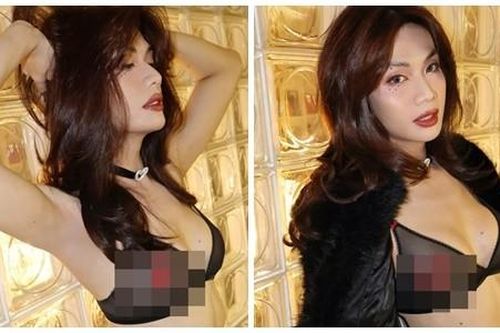 Luna Đào mặc hở khoe body gợi cảm đón Valentine 2025