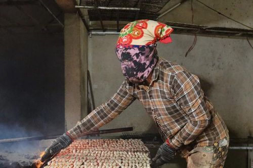 Làng cá nướng ở Hà Tĩnh tất bật đỏ lửa dịp đầu năm