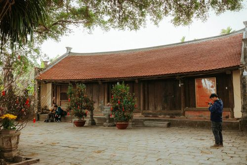 Ngôi đền cổ cách Hà Nội 70km, có 'báu vật xanh' trăm tuổi thu hút du khách