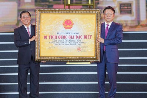 Cụm di tích Từ Lương Xâm được xếp hạng Di tích quốc gia đặc biệt