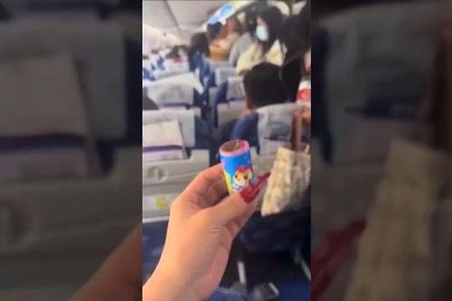 Nữ hành khách trên máy bay hoảng loạn khi phát hiện quả pháo dưới ghế ngồi của mình