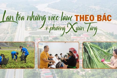 Lan tỏa những việc làm theo Bác ở phường Xuân Tăng