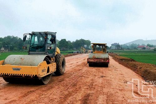 Đẩy nhanh tiến độ thi công đường kết nối Quốc lộ 37 và đường tỉnh 269B