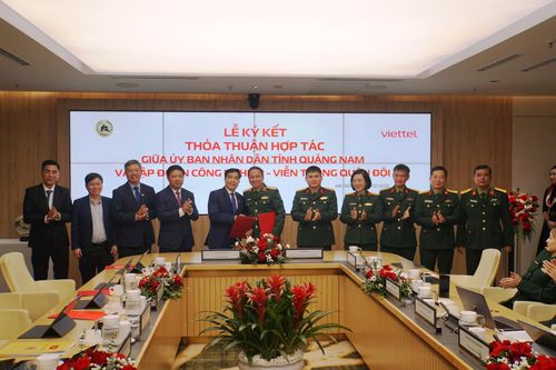 Quảng Nam ký kết hợp tác với Viettel về chuyển đổi số giai đoạn 2025 - 2030
