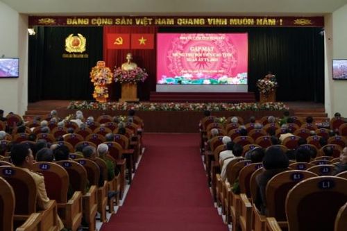 Hội Cựu Công an nhân dân tỉnh Hưng Yên gặp mặt đầu Xuân Ất Tỵ 2025