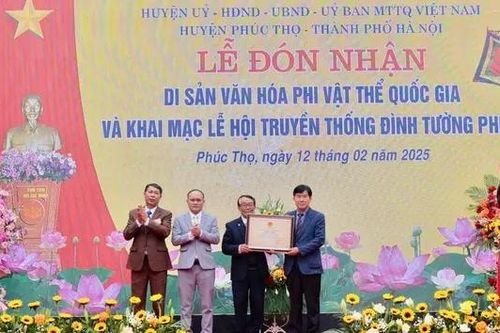 Phúc Thọ thêm di sản văn hóa phi vật thể quốc gia