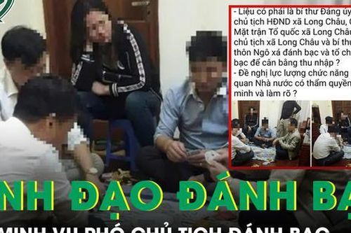 Người trong cuộc lên tiếng vụ lộ hình ảnh Phó chủ tịch xã Long Châu đánh bạc ăn tiền