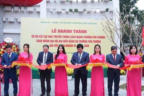 Tây Hồ: khánh thành công trình chào mừng Đại hội Đảng bộ phường Phú Thượng