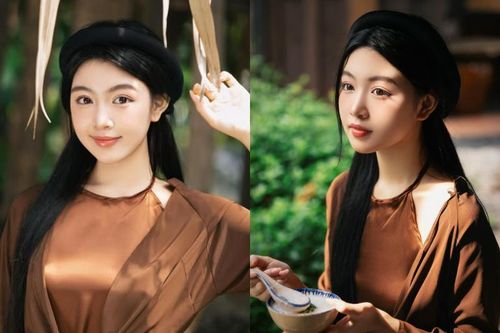 Con gái Quyền Linh hóa thân thành gái quê đẹp như tranh