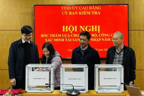 Cao Bằng xác minh tài sản, thu nhập của 44 cán bộ, công chức