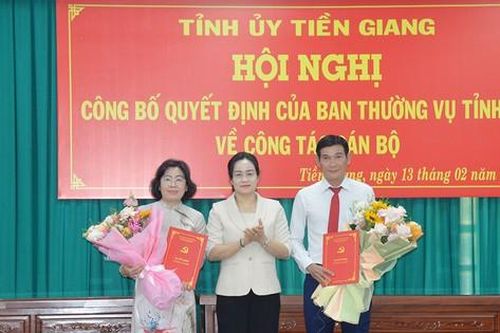 Tiền Giang có nữ Trưởng Ban Nội chính Tỉnh ủy