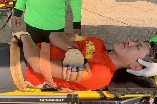 Cua-rơ Việt Nam gặp nạn ở giải châu Á